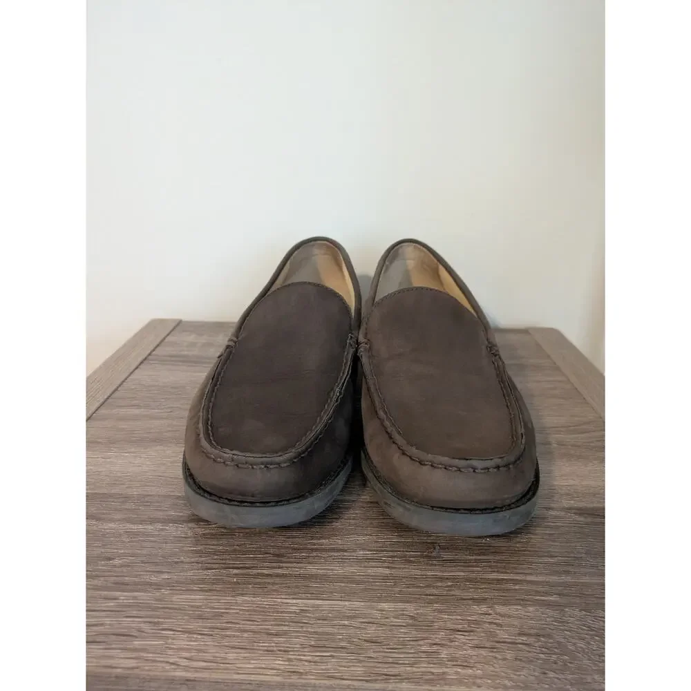 Polo Ralph Lauren Kristofer Loafers Men 9D Brown Chocolate Suede Heritage Office